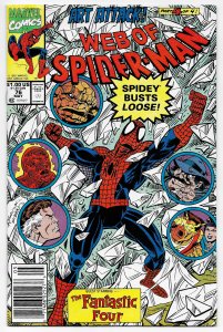 Web of Spider-Man #76 Fantastic Four (1991) ITC38