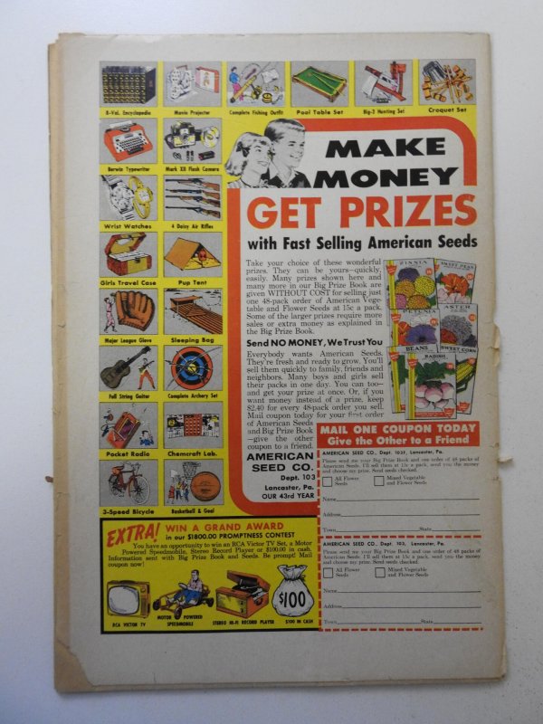 Blackhawk #158 (1961) GD/VG Cond 1 in spine split, cover detached top staple