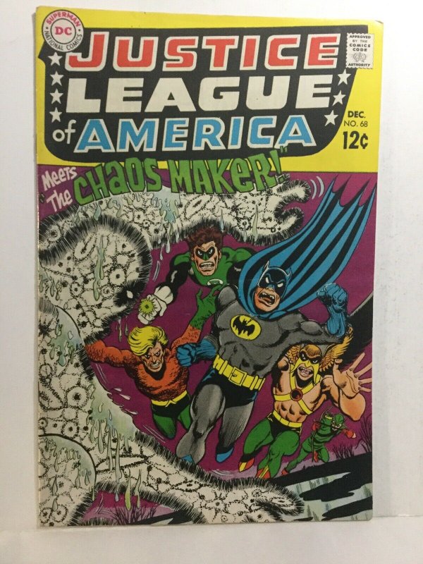 Justice League Of America 68 Vg- Very Good- 3.5 DC Comics