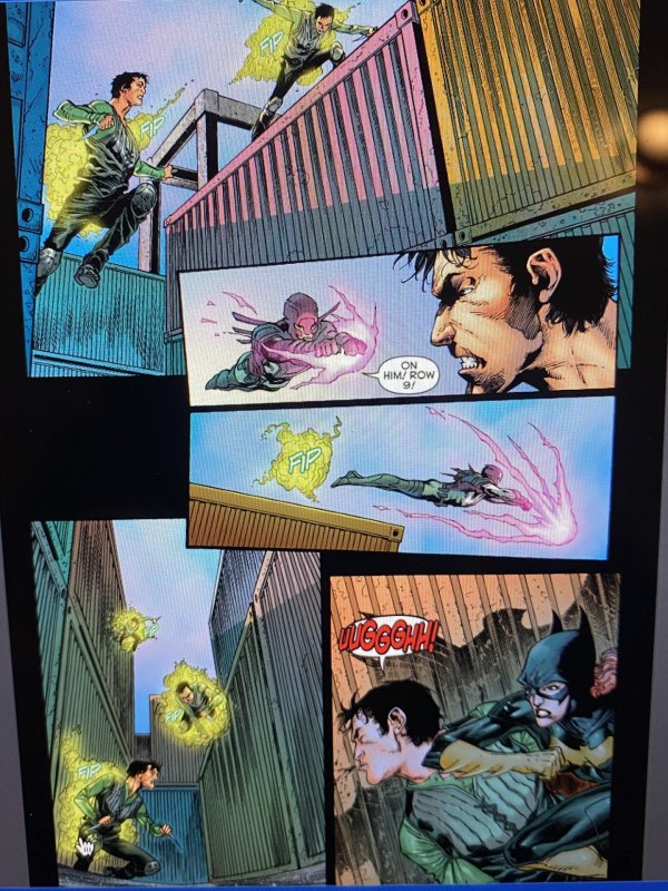 Original Birds of prey page issue #31 Page #17 Robson Rocha