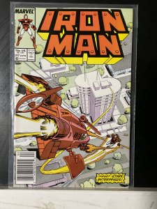 Iron Man #217 Newsstand Edition (1987)