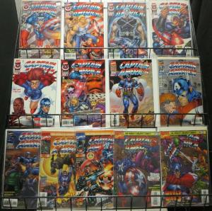 CAPTAIN AMERICA (1996) 1-13  COMPLETE SERIES! Rob Liefeld reboot