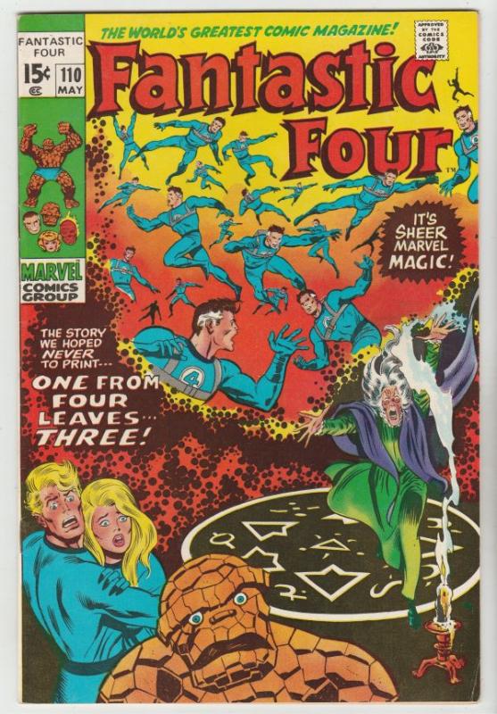 Fantastic Four #110 (May-71) VF/NM High-Grade Fantastic Four, Mr. Fantastic (...