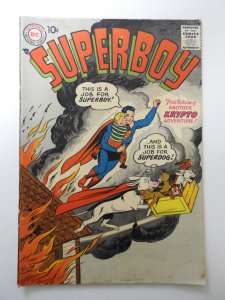 Superboy #56 (1957) FN- Condition! stain fc