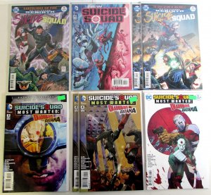 Suicide Squad Lot 8 #18, 20, 28 x2, Wanted Deadshot 3, 4 x2, 6 2017 DC Comics