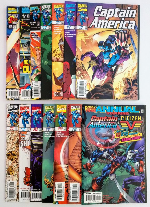 Captain America V3 1-13, 14LOT, HIGH GRADE