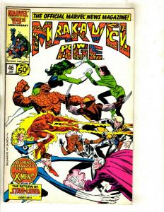 10 Marvel Age Marvel Comics # 40 41 42 44 45 46 47 48 49 50 Stan Lee NP10
