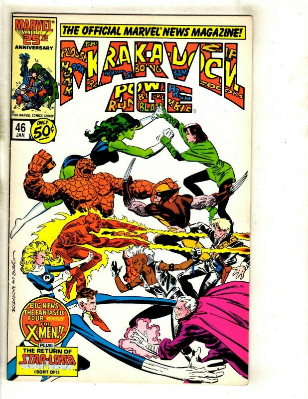 10 Marvel Age Marvel Comics # 40 41 42 44 45 46 47 48 49 50 Stan Lee NP10