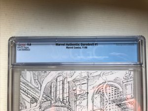 Marvel Authentix Daredevil #1 CGC 9.8(Kevin Smith Story)W/COA