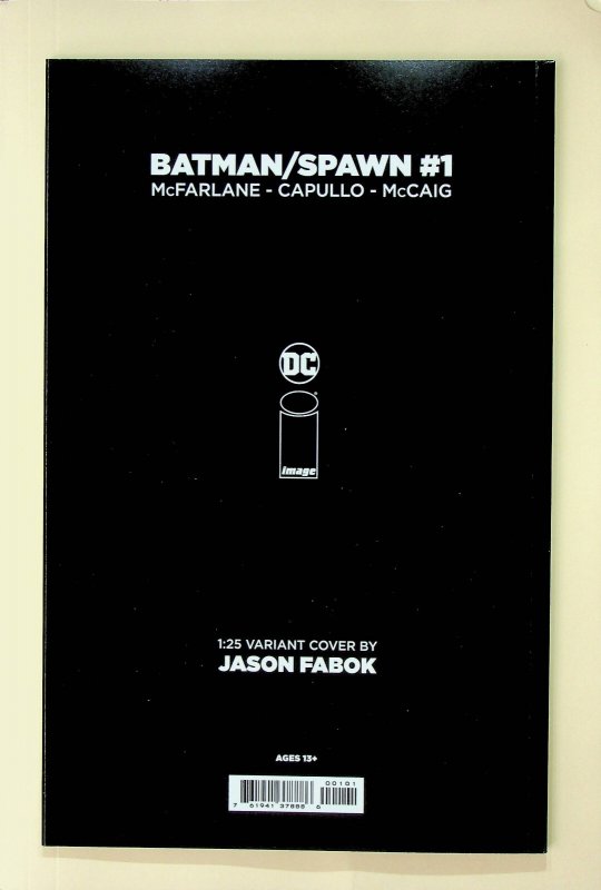 Batman/Spawn #1 - 1:25 Dealer Incentive Variant B&W (Oct 1991, DC/Image) - NM