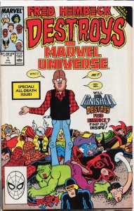 Fred Hembeck Destroys the Marvel Universe (1989) Fred Hembeck