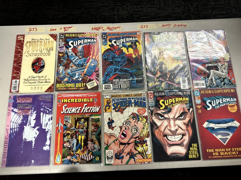 Lot of 10 Comic Lot (see pictures) 253-6
