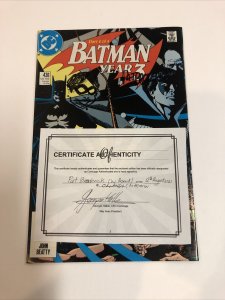 Batman (1989) # 436 (VF/NM) Signed Pat Broderick Remark w/certificate