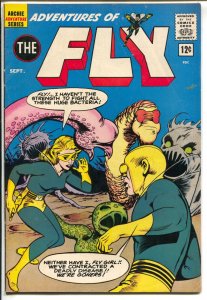 Adventures of The Fly #21 1962-Archie-Fly-Girl-Jaguar females-FN- 