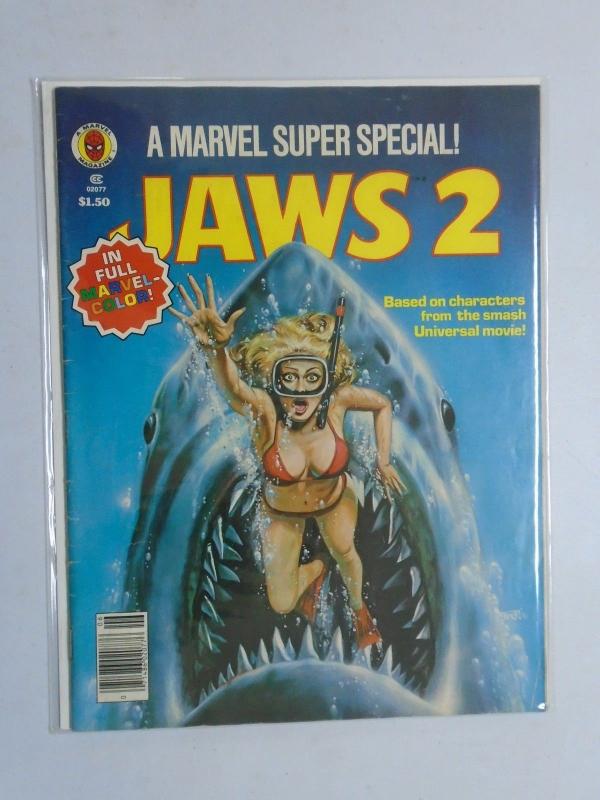 Marvel Comics Super Special Magazine #6 JAWS 2 In Full Marvel Color 4.0 - 1978