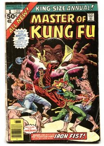 Master of Kung Fu Annual #1  1976 - Marvel  -G - Comic Book