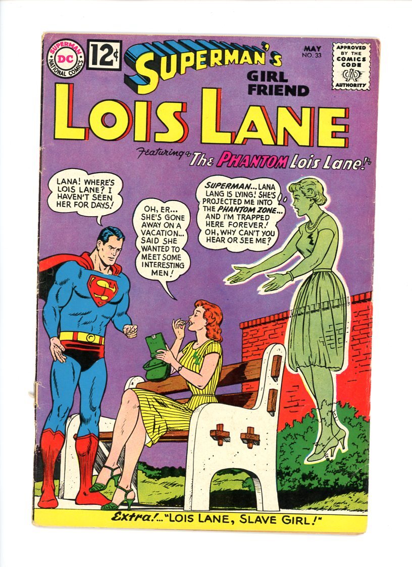 Supermans Girl Friend Lois Lane 33 Vg 1962 Comic Books Silver Age Dc Comics Lois Lane 