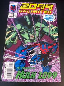 2099 Unlimited #1 - 10 (1993 - 1995) Complete anthology run Cyberpunk Marvel Uni