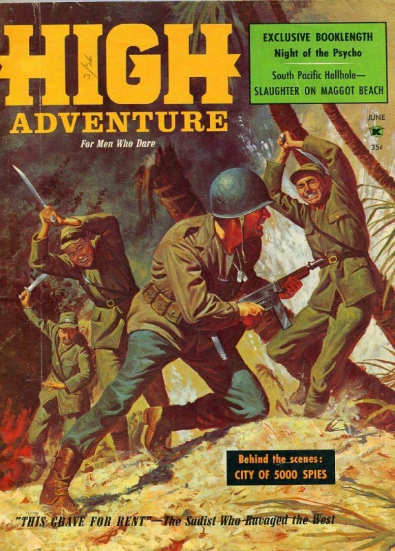 HIGH ADVENTURE JUNE 1959-FRIENDLY PUBLISHING-FREDERIC BROWN-FN
