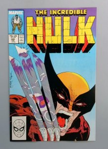 Incredible Hulk #340VF/NM ICONIC COVER Wolverine Marvel 1988