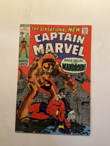 Captain Marvel 18 Very Fine- Vf- 7.5 Marvel