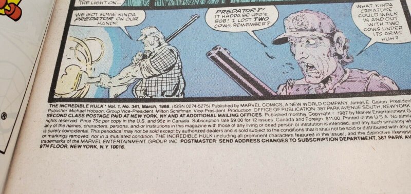 INCREDIBLE HULK #341-(1988)-MCFARLANE-NM-