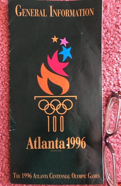 1996 AtLanta Olympics Gen. Info brochure