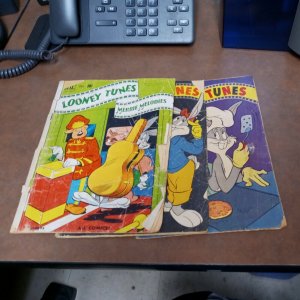 Looney Tunes 108 192 211 Golden Silver Age Dell Comics Lot Run Set Collection...