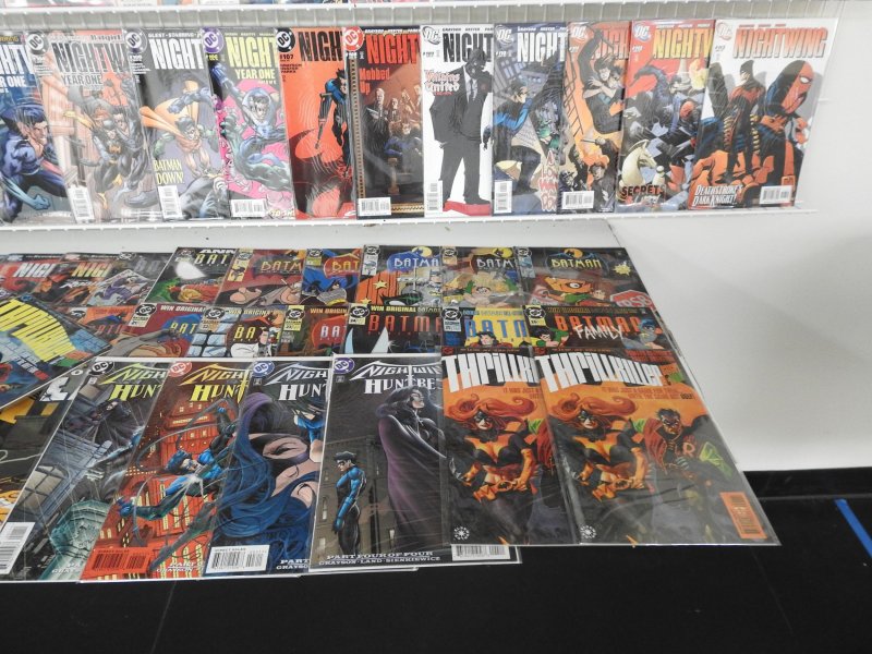 Huge Lot of 190 Comics W/ Batman and Nightwing! Avg. VF Condition!