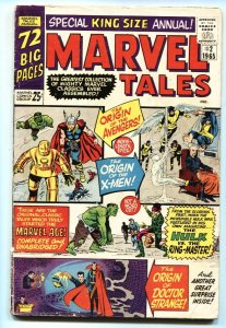 MARVEL TALES #2-1965-X-MEN origin-Avengers origin Canadian variant