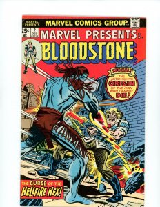 Marvel Presents #2 - Orig. Ulysses Bloodstone. Rich Buckler Art - (7.5/8.0) 1975