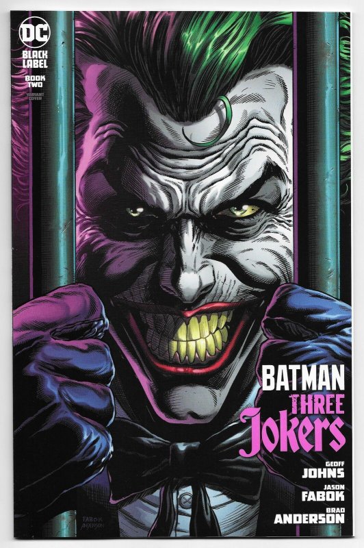 Batman Three Jokers #2 Premium Variant D Behind Bars (DC, 2020) NM 