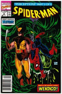 Spider-Man #9 | Wolverine | Todd McFarlane Art (Marvel, 1991) FN