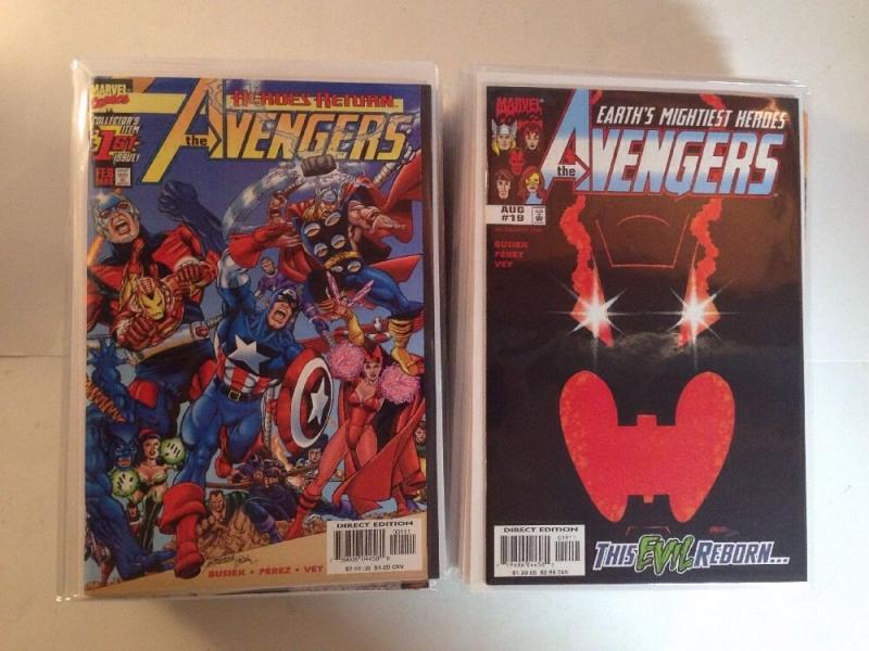 Avengers 1-40 Missing # 6 29 34-40 Near Mint Lot Set Run 3rd Series