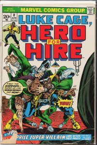 Hero for Hire #8 (1973) Luke Cage
