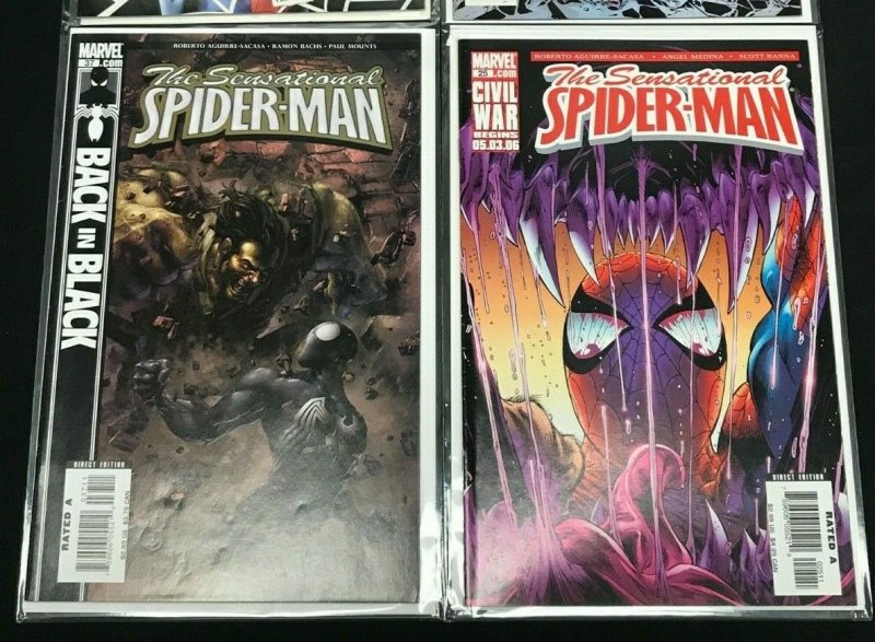 ASSORTED SPIDER-MAN 4PC LOT! BRAND NEW DAY!! SENSATIONAL!! 2004-08