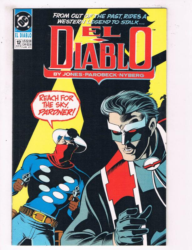 El Diablo #12 VF DC Comics Comic Book Jones Aug 1990 DE22