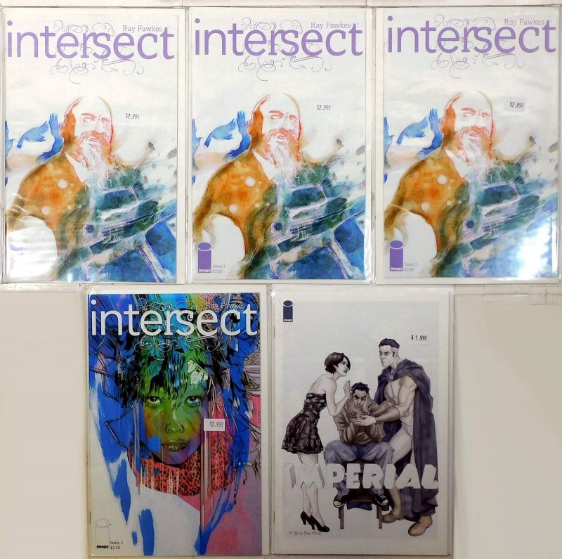 Intersect Lot of 5 #3 x3, 3 B, Imperial 1 (2015) Image Comics 1st Print