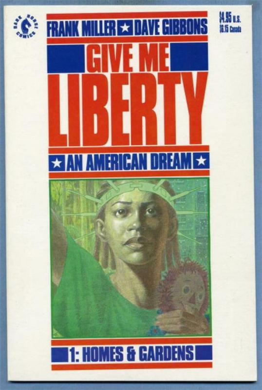 GIVE ME LIBERTY #1, NM, American Dream, Frank Miller, Dark Horse, 1990