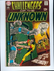 Challengers of the Unknown #68 (1969)