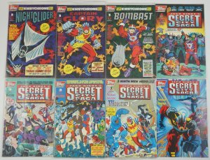 Jack Kirby's Secret City Saga #0 & 1-4 VF/NM complete series +(3) specials CARDS
