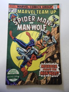 Marvel Team-Up #37 (1975) VG Condition moisture stain