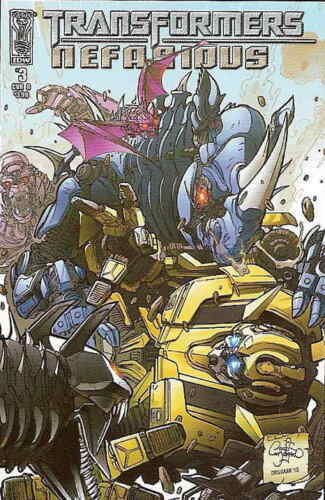 Transformers: Nefarious #3B VF/NM; IDW | Revenge of the Fallen Sequel - we combi 