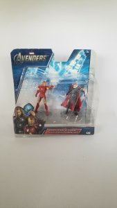 Marvel Avengers Iron Man and Thor Action Collectible Figure Set NIP 