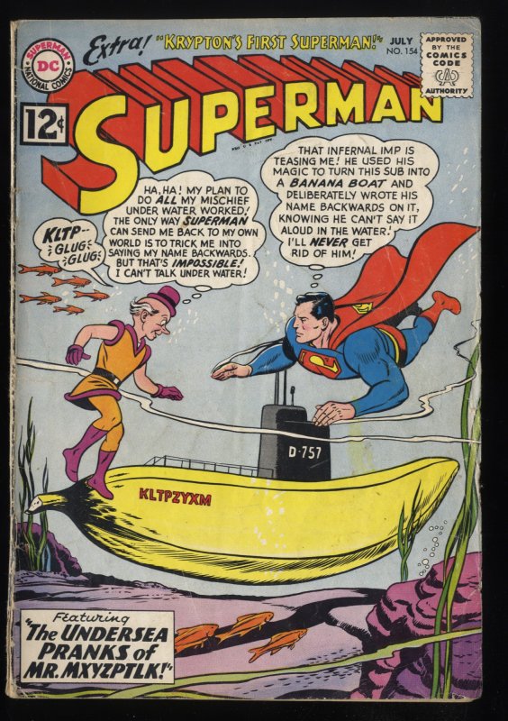 Superman #154 GD 2.0