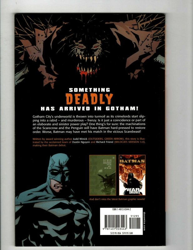 Batman: As The Crow Flies DC Comic Book TPB Graphic Novel Bruce Wayne HR7