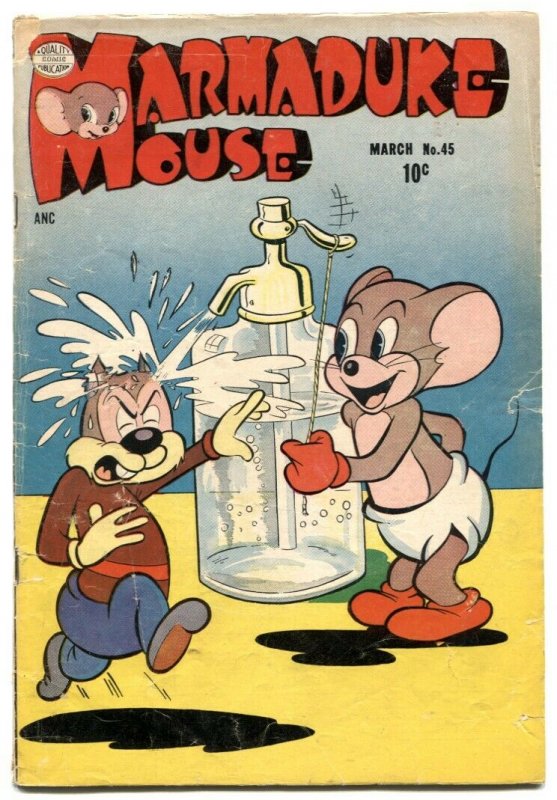 Marmaduke Mouse #45 1954- Golden Age Funny Animals VG