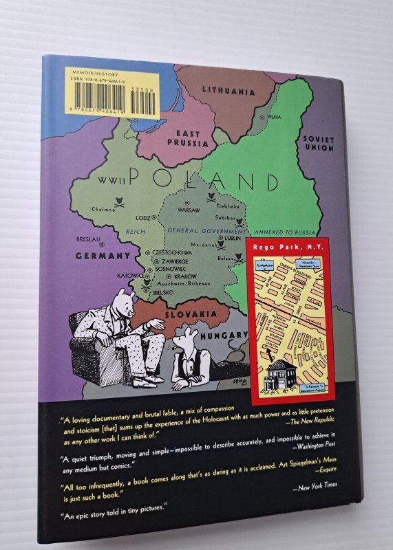 THE COMPLETE MAUS HC SIGNED ART SPIEGELMAN BANNED BOOK