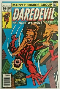 DAREDEVIL#143 FN/VF 1977 MARVEL BRONZE AGE COMICS