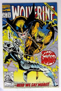 Wolverine #60 Sabretooth Shiva Marvel (1992) NM-